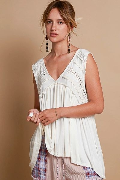 Pol Sleeveless Tunic Top