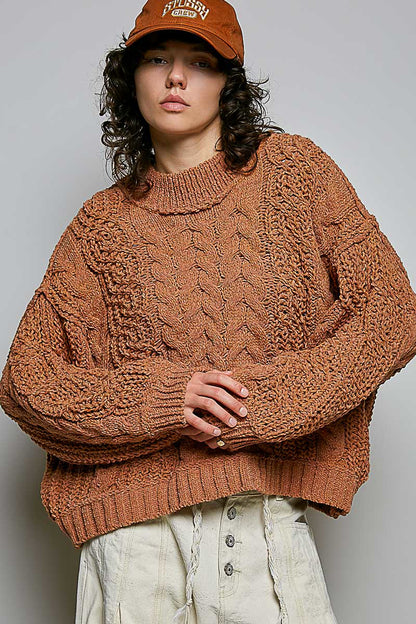 Chunky Sienna Cable Pullover