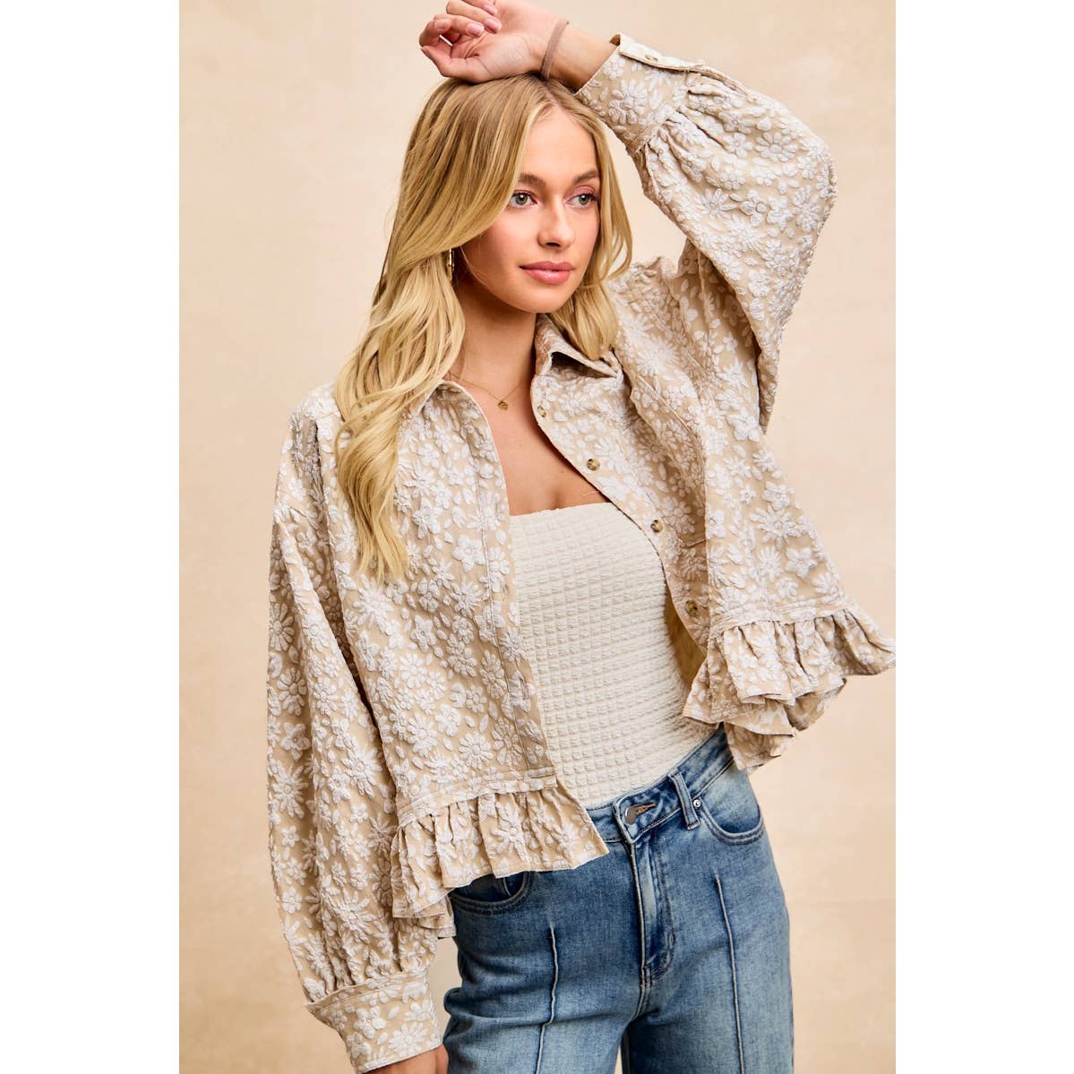 Oatmeal & Wildflower Jacket