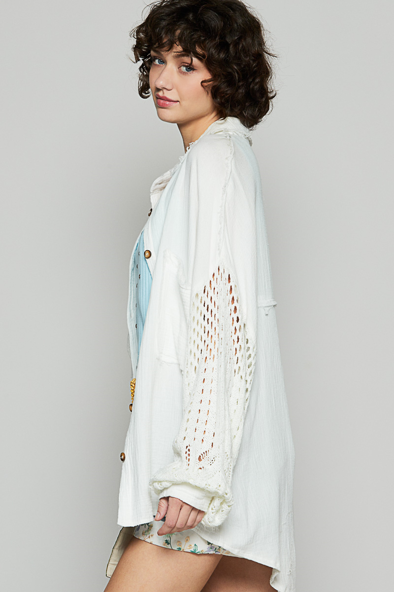 Sweater Sleeved Top