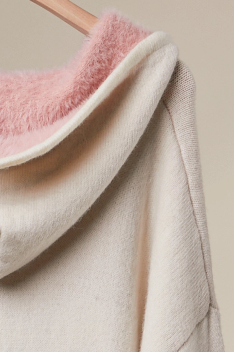 Flower Petal Hooded Sweater